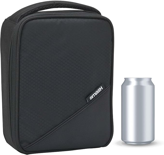 Smash Insulated Lunch Bag Black