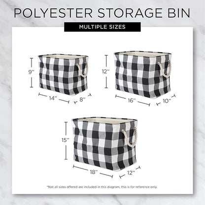Bone Dry Pet Storage Collection Paw and Bone Print, Medium Rectangle, 16x10x12, Dark Brown