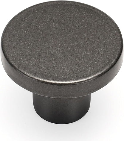 Ravinte 15 Pack Cabinet Knobs Pearl Grey Kitchen Cabinet Knobs Round Dresser Drawer Pulls Closet Door Pulls 1-1/5 Inch
