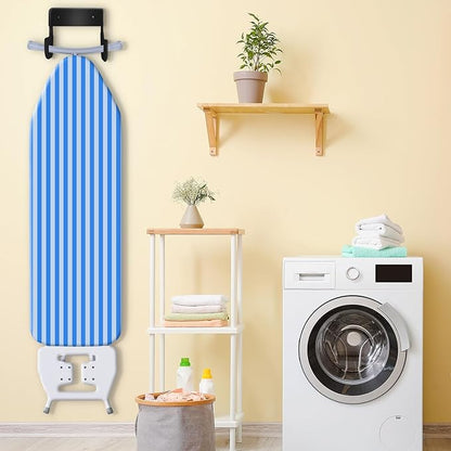 2 Pack Ironing Board Wall Mount Ironing Board Hanger Wall Mount for Laundry Rooms,Black