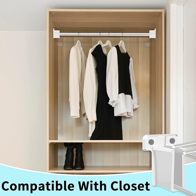 12 PCS Wire Shelf End Bracket, Plastic Closet Shelves Brackets with Screws, Heavy Duty Wall Mount Brackets for Heavy Duty Corner Support Storage Shelves