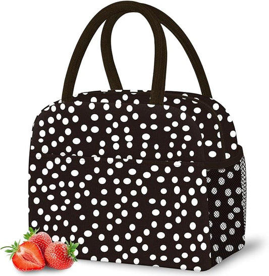 DALINDA Lunch Bag Lunch Box for Women Men Reusable Insulated Lunch Tote Bag,Leakproof Thermal Cooler Sack Food Handbags Case High Capacity for Travel Work Picnic Beach