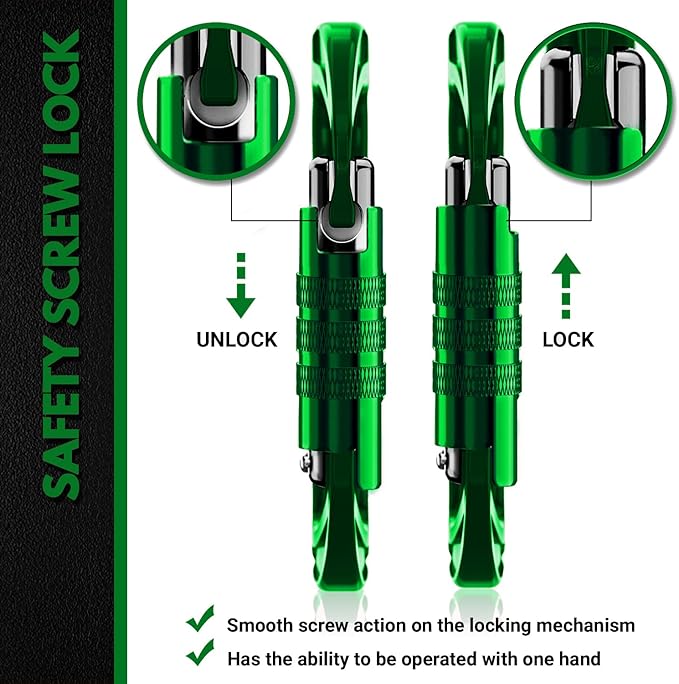 12kN (2697 lbs) Heavy Duty Carabiner Clips, for Securing Pets, Outdoor, Camping, Hiking, Hammock, Dog Leash Harness, Keychains