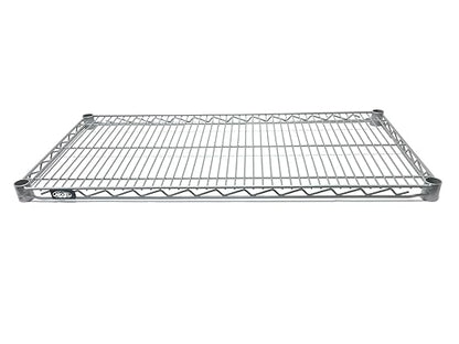 Nexel Wire Shelf, Silver Epoxy Finish, 14"W x 72"L