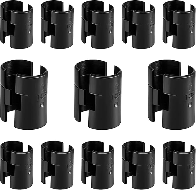 Wire Shelf Clips,26 Packs Wire Shelving Shelf Lock Clips for 1" Post- Shelving Sleeves,13 Pairs of Wire Rack Lock Clip,Fits with Thunder Group,Alera,Metro,Honey Can Do,Regency,Eagle& More