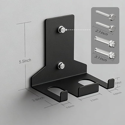 POWER GUIDANCE Olympic Barbell Hanger,Garage Gym Bar Wall Rack,Vertical Barbell Mount Rack,Space Saving Commercial or Home Gym Accessory