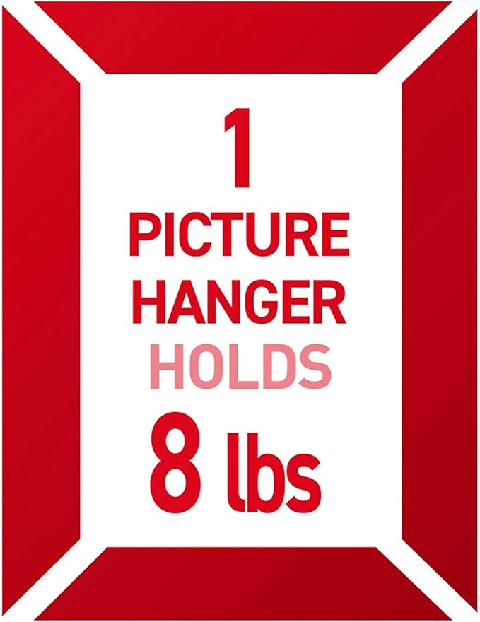 Command 8 lb Jumbo Universal Picture Hanger, 3 Frame Hangers and 8 Command Strips for Sawtooth, D-Ring, Wire, Keyhole and Other Frames, Damage-Free Hanging for Home Decor