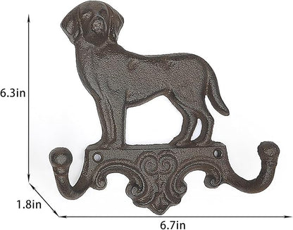 1 Pack Leash Hangers for Wall,Dog Wall Hook,Hooks for Entry Way,Vintage Towel Hooks,Cast Iron Hook