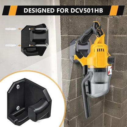 Wall Bracket for Dewalt Stick Vacuum(DCV501HB), Wall Mount Holder for Dewalt Cordless Stick Vacuum, Accessories for Dewalt Vacuum