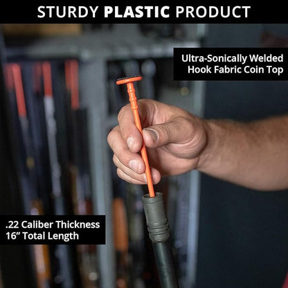 Gun Storage Solutions Rifle Rods Starter Kit with Shelf Liner Gun Organizer System Store More Guns Easy Access for Safety with Nylon Woven Loop Fabric