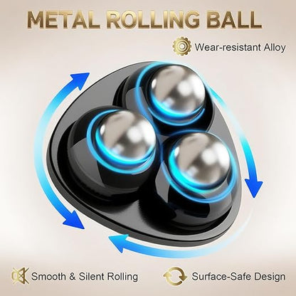 Appliance Casters - Furniture Sliders & Appliance Rollers for Kitchen, Coffee Machine, Blender, Oven - Helps Mom or Wife Easily Solve Countertop Sliding (Black, 16pcs)