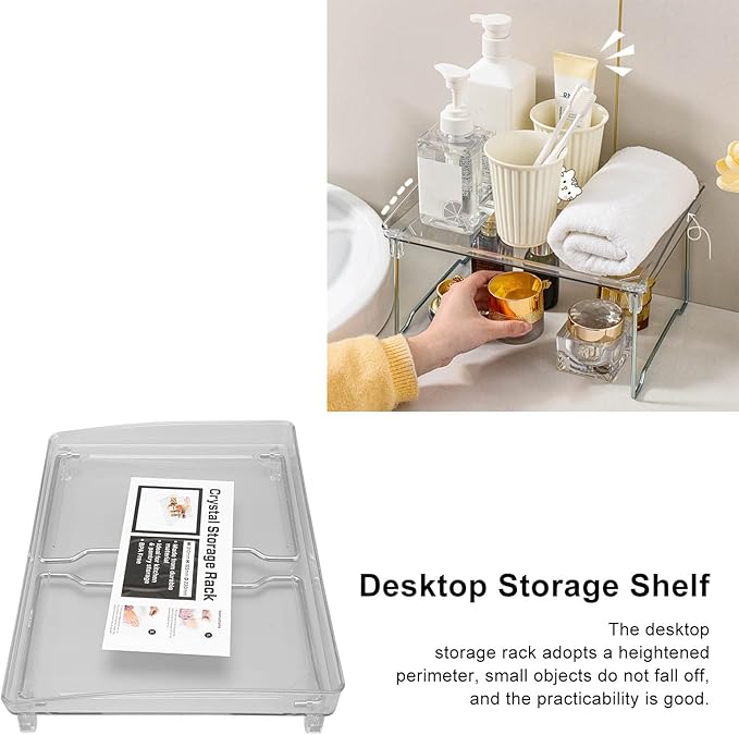 Laptop Stand, Portable Lap Desk Bed Table, Folding Table, Premium Stainless Steel Desk Organizer With PET Top, Elegant Rack for Office, Space-Saving Design