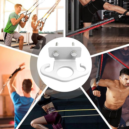 Resistance Band Wall Anchor Set，No Weld Wall Mount for Exercise Bands & Suspension Straps Resistance Band Wall Mount System Compact Strength Training Kit for Home Gym Workouts & Physical Therapy