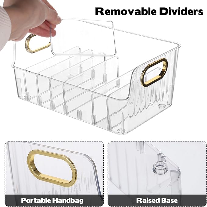 2 Sets 5 Inch Sanding Discs Storage Bins - 8 Slots for Classified Organization, Sandpaper Storage Holder, Woodworking Tool Box Organizers, Storage Rack (Excluding Sandpaper)