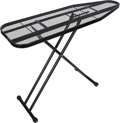 Ironing Board Full Size, Metal Construction Iron Board with Extra Thick Heavy Duty Padded Cover, Stable Structure, Anti-Skid Feet (47x16)