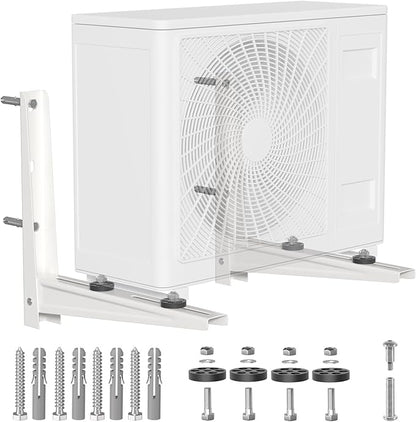 Mini Split Wall Mounting Bracket, Heavy-Duty Outdoor Wall Bracket for 7000-15000 BTU Ductless Air Conditioner Universal Heat Pump System Support up to 330 lbs