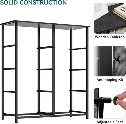 YITAHOME Dresser for Bedroom, Tall Dresser with 8 Drawers, Storage Tower with Fabric Bins, Chest of Drawers for Closet & Living Room