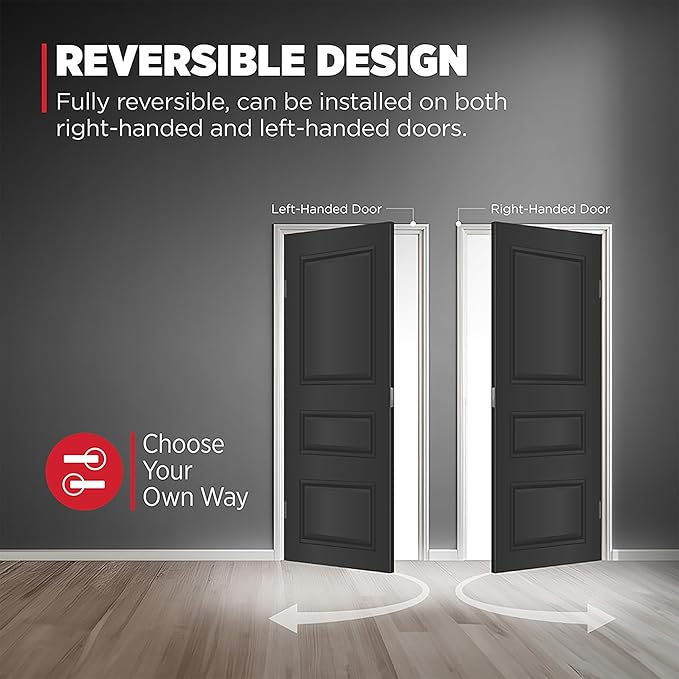Kwikset Halifax Entry Door Handle with Lock and Key, Secure Keyed Reversible Lever Exterior, For Front Entrance and Bedrooms, Matte Black, Pick Resistant Smartkey Rekey Security and Microban