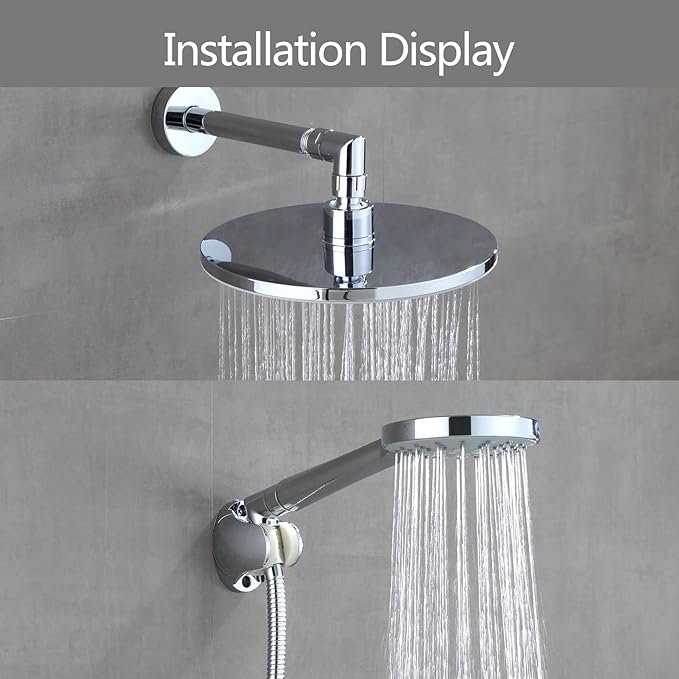Shower Head Elbow Adapter, Shower Arm Elbow Adapter for Hand Showers and Wall-mounted Showers，Shower Arm Extension (90degree）
