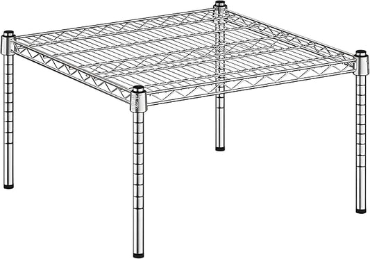 24" x 24" x 14" Chrome Wire Storage Shelf, Dunnage Rack, Commercial 1 Tier Small Shelf