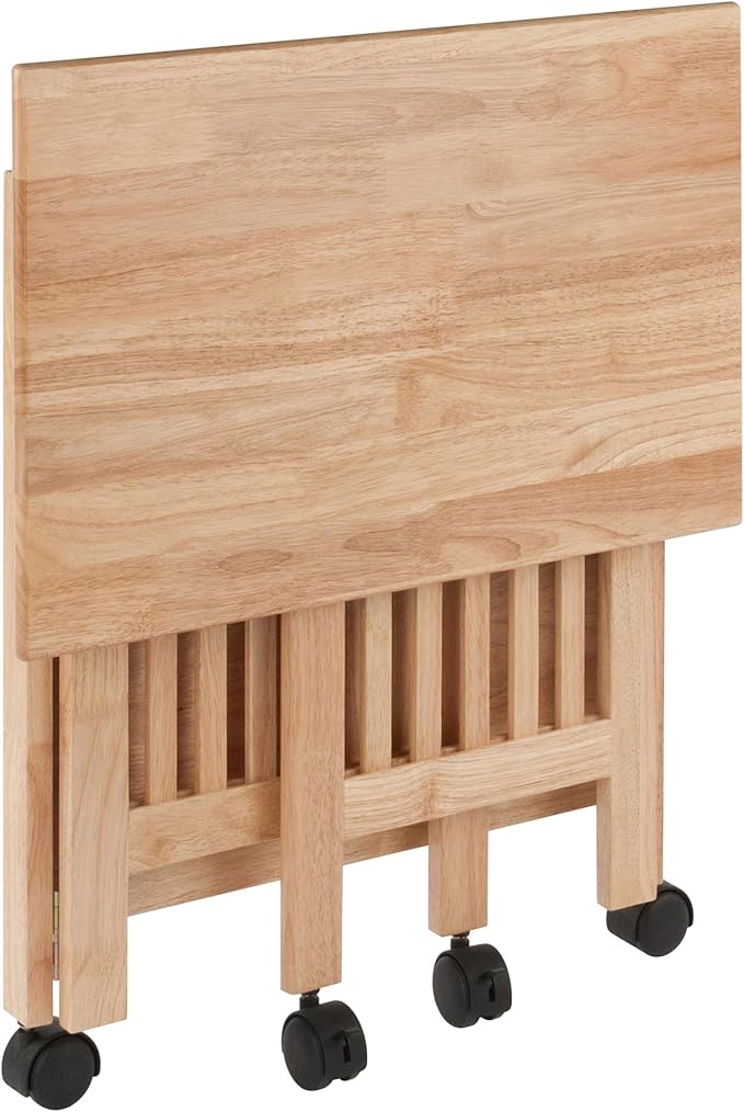 Winsome Mission 2-Shelf Wood Mobile Printer Stand, Brown (81628)