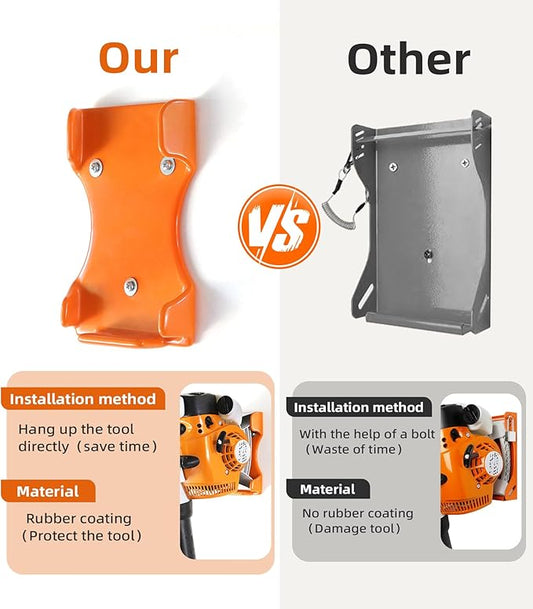 Leaf Blower Hanger, 1 Pack Handheld Blower Rack for Garage Wall, Leaf Blower Holder, Only Compatible with Stihl BG-50, BG-56, BG-66, SH-56