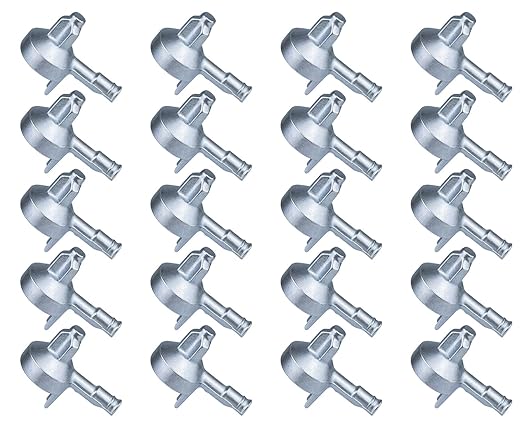 Shelf Support Pins/Pegs for IKEA Part 131372, for Billy, Lommarp, Morliden, Songesand, Eket, Sundlandet and Similar Systems, Zinc Alloy Die-Cast Shelf Pegs - 20 Pcs