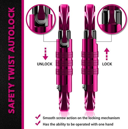 12kN (2697 lbs) Heavy Duty Carabiner Clips, for Securing Pets, Outdoor, Camping, Hiking, Hammock, Dog Leash Harness, Keychains