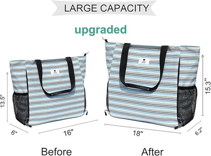 ESVAN Yoga Mat Bag Yoga Tote Carrier Shoulder Bag Carryall Tote for Office,Yoga,Pilates,Travel,Beach and Gym
