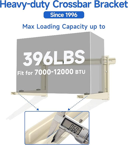 Mini Split Mounting Bracket with Crossbar for Mini-Split AC 7000 BTU to 12000 BTU