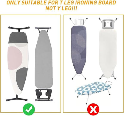 THYGIFTREE Ironing Board Holder Wall Mount, Metal Ironing Board Hanger with Shelf Laundry Room Accessories Holder for Holder for Ironing Board and Iron on Wall