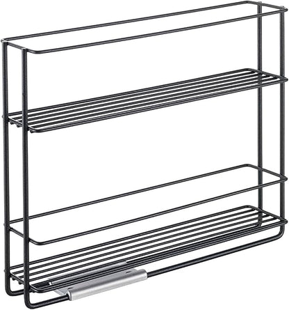 Metaltex Spice Rack Slide, Black, 28X22X6Cm
