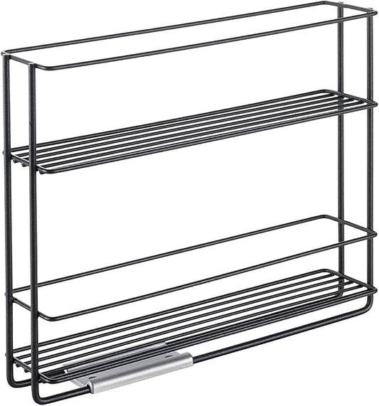Metaltex Spice Rack Slide, Black, 28X22X6Cm