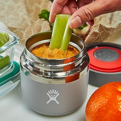 Hydro Flask Food Jar – Insulated Stainless Steel, Snack Travel Container for Hot Food, Lunch, & Soup 8 Oz Cascade Blue