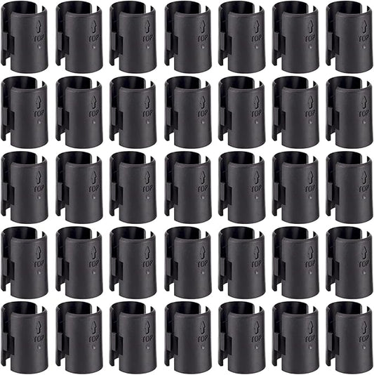 Wire Shelf Clips,54-Pack Wire Shelving Shelf Lock Clips for 1" Post Shelvings,27 Pairs Wire Rack Lock Clip Replacements for Metal Shelving Sleeves System