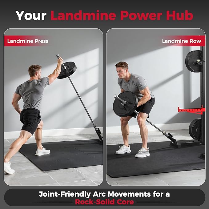 FLYBIRD Squat Rack with Pull-Up Bar, Adjustable Multi-Functional Power Rack, Inner Width Squat Rack Stand Suitable for 6FT,7FT Barbell for Home Gym Equipment…