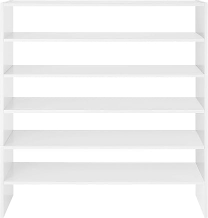 Whitmor Stackable 31" Extra Wide 2-Shelf Storage Organizer, White