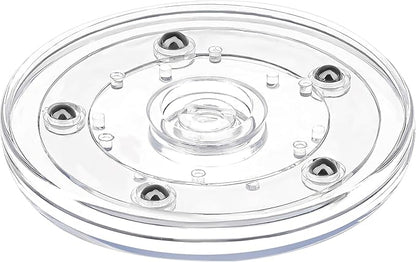 Small Lazy Susan 4 inch, Acrylic Lazy Susan Cabinet Rotation Organizer for Kitchen Countertop, Spice Rack, Makeup & Cake Decorating