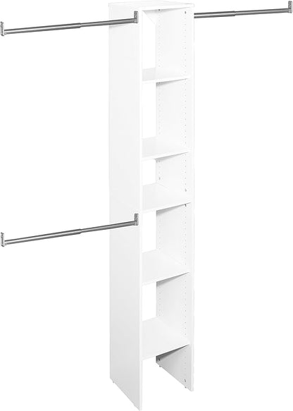 ClosetMaid 4867 SuiteSymphony 12-Inch Starter Tower Kit, Pure White