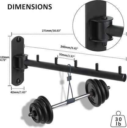 Swing Clothes Hanger Rack, Garment Racks Folding Clothes Bar Wall Mounted, 180°Rotation Laundry Drying Rack 304 Stainless Steel Space Saving for Laundry Room Bedroom Balcony, 9.45" Long 2Pack