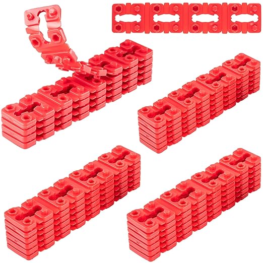 Outlet Spacers for Electrical Box, 96 PCS Electrical Outlet spacers shims, Plastic Wall Plate Spacer, Tile Backsplash Shims for Loose Outlet/Switch Repair (Stackable)