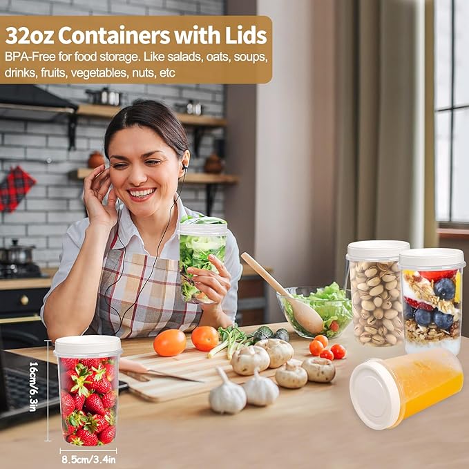 3 Pack Dog Treat Container - Airtight Dog Treat Holder with Lid - Reusable Cat Treat Container - Cute Cat Treat Cookie Container Set - Plastic Pet Dog Cat Food Storage Container