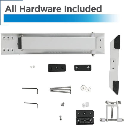 Air Conditioner Support Bracket for Outdoor Window AC, Supports Units Up to 12,000 BTU & 165 Lbs., Heavy Duty Mount Suitable for Most Windows, KT-04L