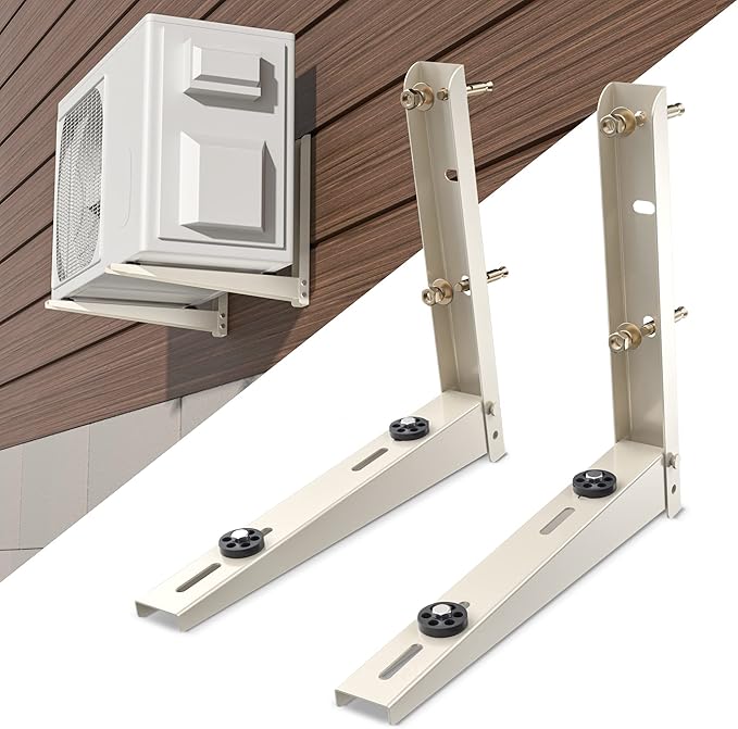 Foldable Mini Split Wall Mounting Bracket Condenser Bracket for Mini Split AC 7000 BTU to 12000 BTU