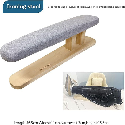 Sleeve Tabletop Ironing Board Portable Chest&sSleeves Ironing Board with Wooden Base for Tailor,Household,Laundry Rooms.