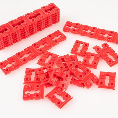 Outlet Spacers for Electrical Box, 48 PCS Spacers for Box Extender Kit, Plastic Wall Plate Spacer, Tile Backsplash Shims for Loose Outlet/Switch Repair (Stackable)