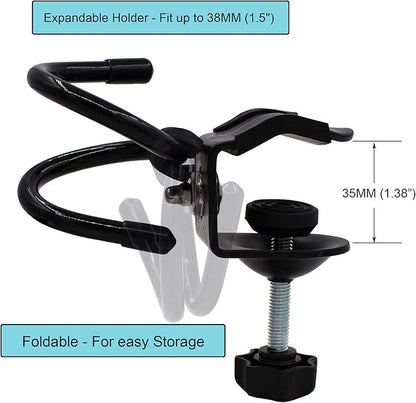 YYST Steam Iron Cord Holder Cord Minder with Universal Clip Black