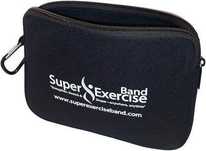 USA Neoprene Zipper Carry Pouch for Yoga, Resistance Bands and Workout Gear Accessories. Travel Organizer Bag also fits most MP3 players, cell phones, Kindle and Mini-tablets.