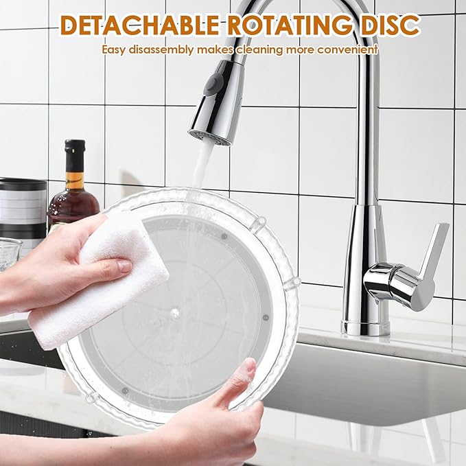 360° Rotating Bathroom Countertop Organizer, 2-Tier Makeup Organizer, Multi-Function Skincare Organizer, Large Capacity Rotating Cosmetic Organizer, Rotating Vanity Organizer for Countertop (1)