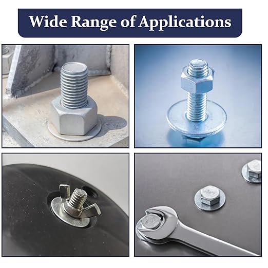 ZQZ 290Pcs Flat Washers, 304 Stainless Steel Fender Washers Assortment, 15 Different Sizes Wide Washer M3 M4 M5 M6 M8 M10 M12 Assorted Flatwashers Kit